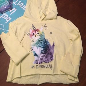 Justice Cropped Hoodie